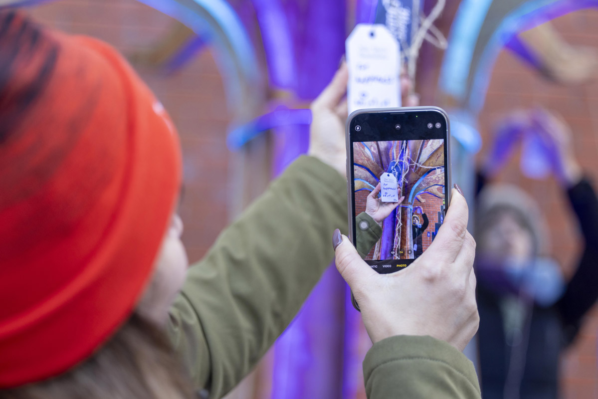 phone picture of label